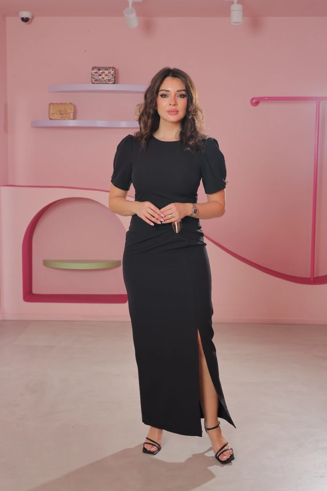 Waist Dress Black 40