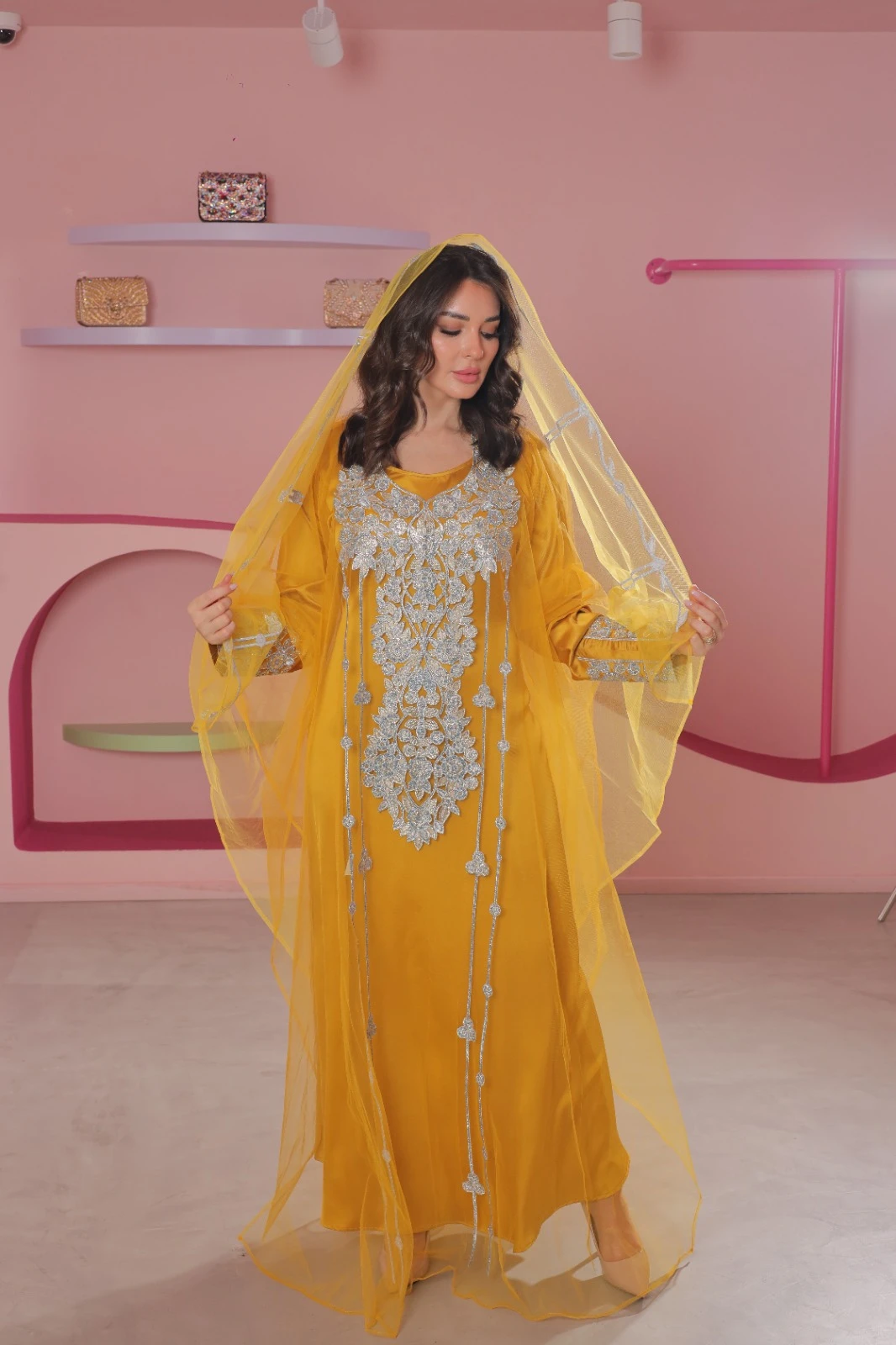 Thoub AlAroos Mustard