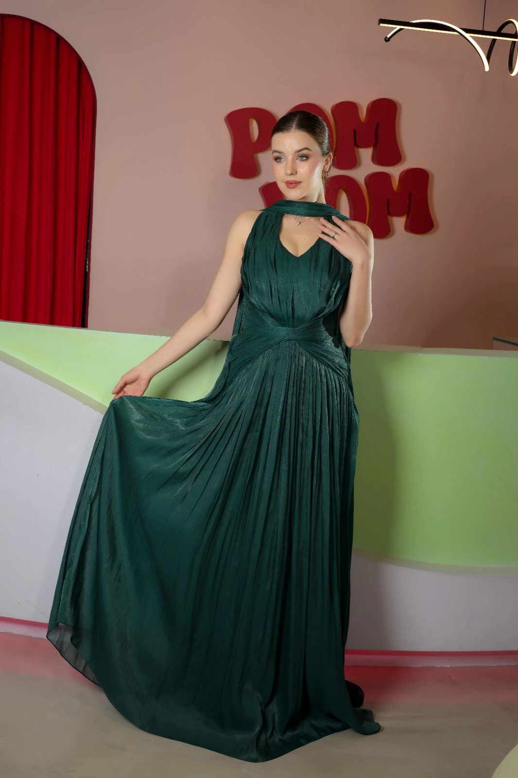 Moni Green Dress L